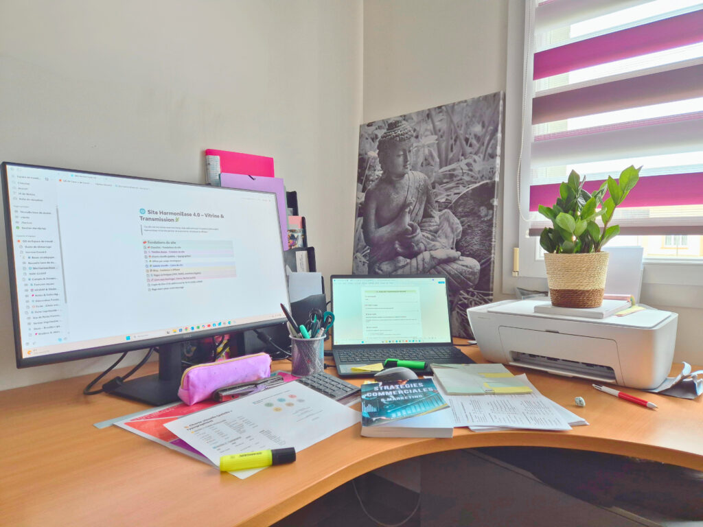 Je présente mon bureau HarmoniEase4.0